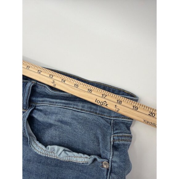 Judy Blue Womens Distressed Skinny Fit Capri Jeans Size 22W Denim - Picture 6 of 7